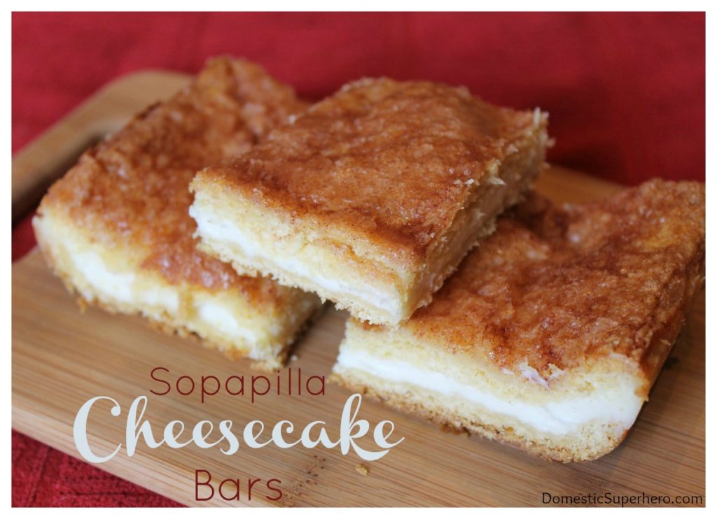 Sopapilla Cheesecake Bars