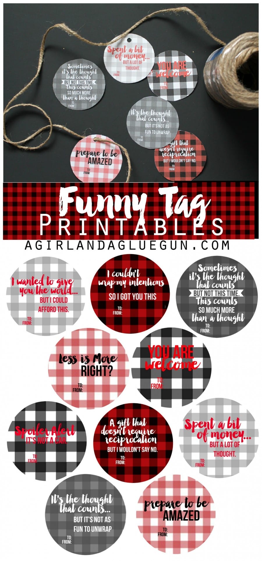 16 {FREE} Printable Gift Tags • Domestic Superhero