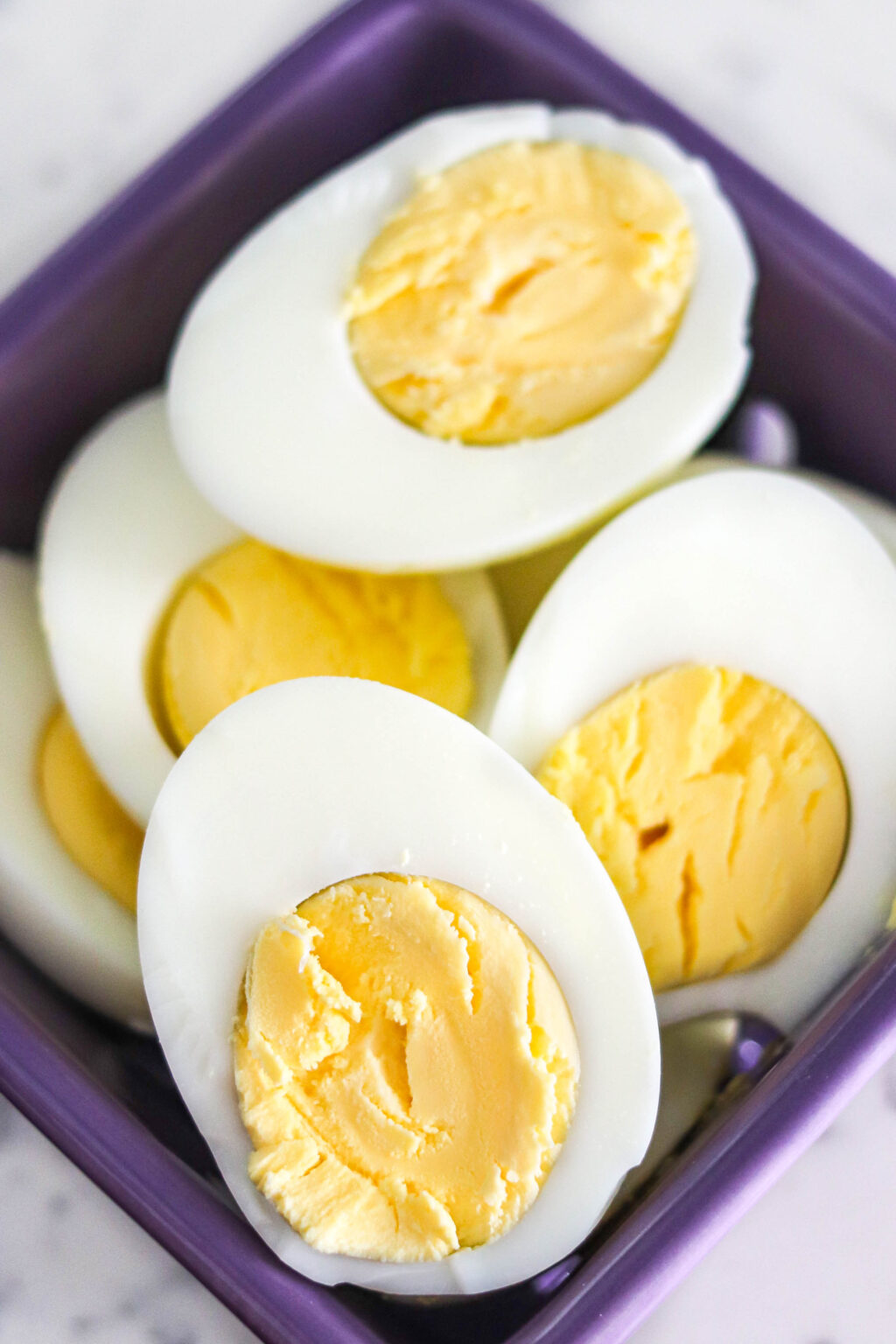 Air Fryer Hard Boiled Eggs (no boiling) • Domestic Superhero