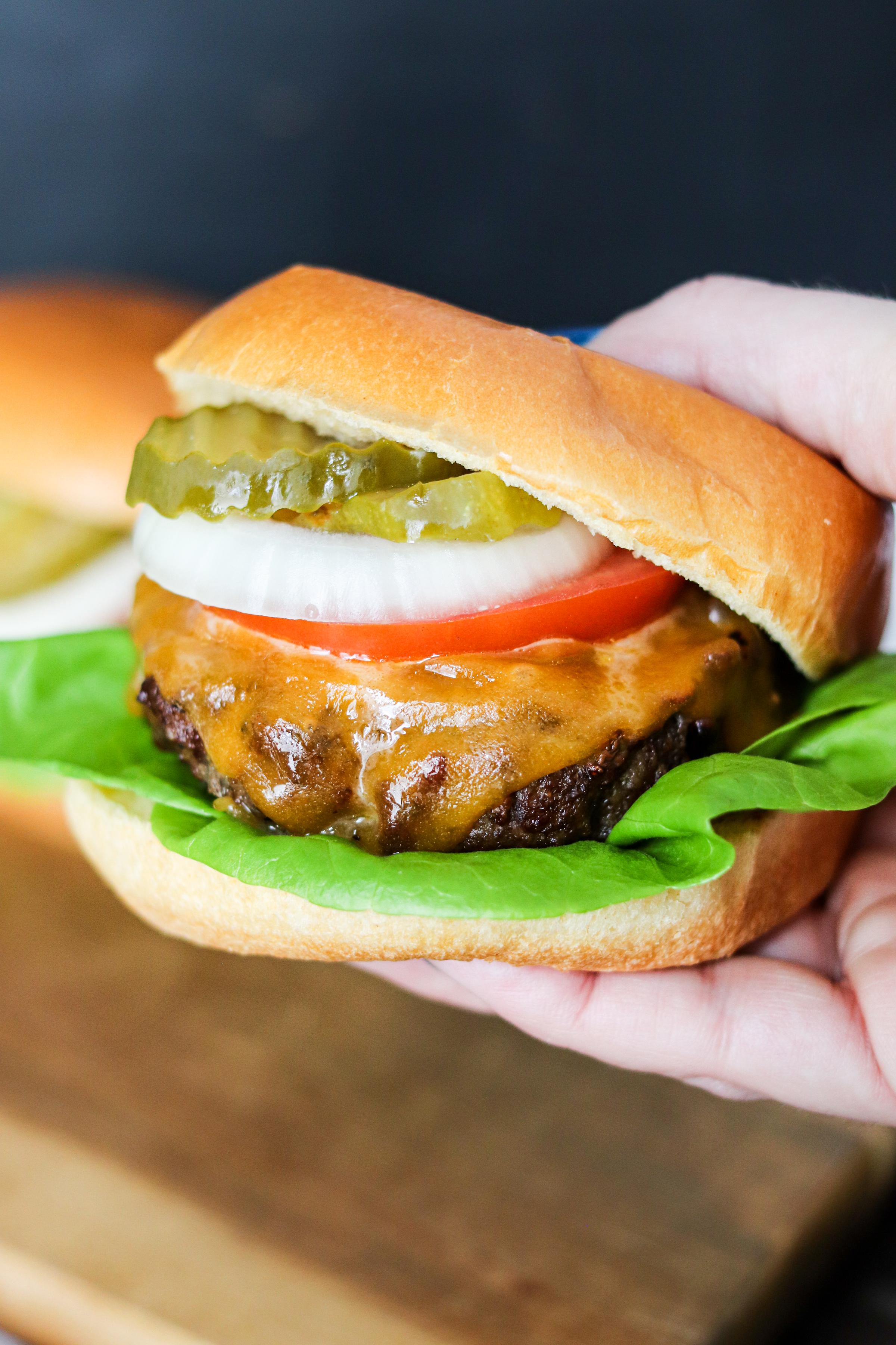 Air Fryer Hamburgers • Domestic Superhero
