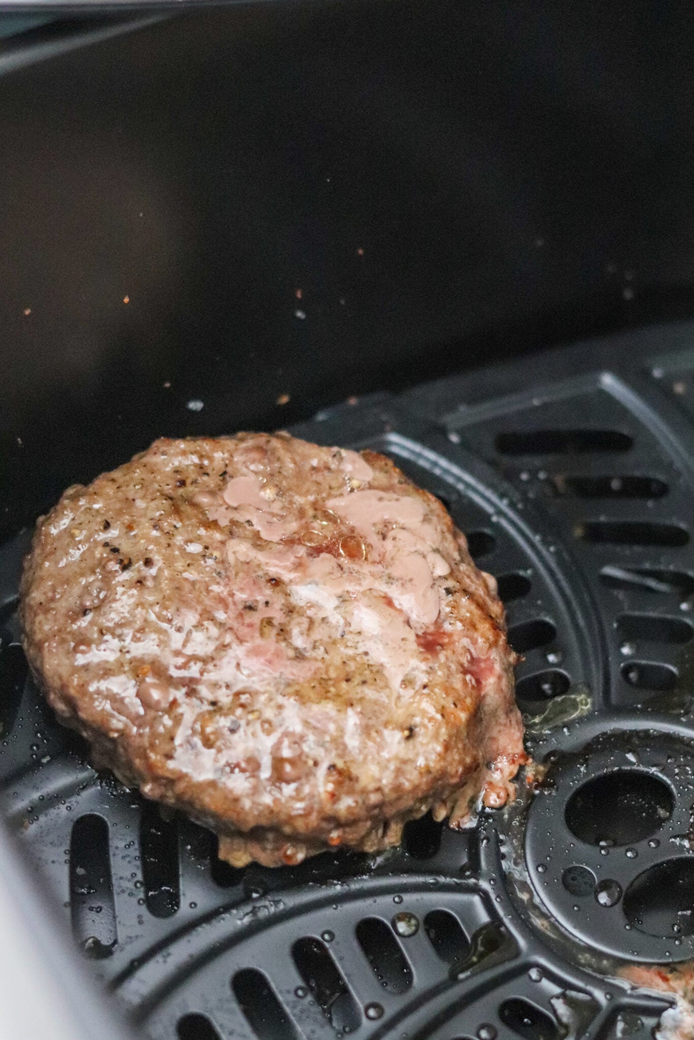 Air Fryer Hamburgers • Domestic Superhero