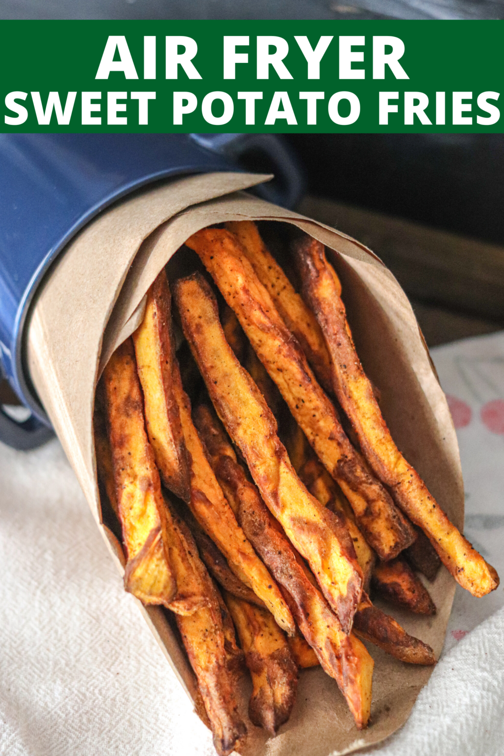 Air Fryer Sweet Potato Fries (homemade) • Domestic Superhero