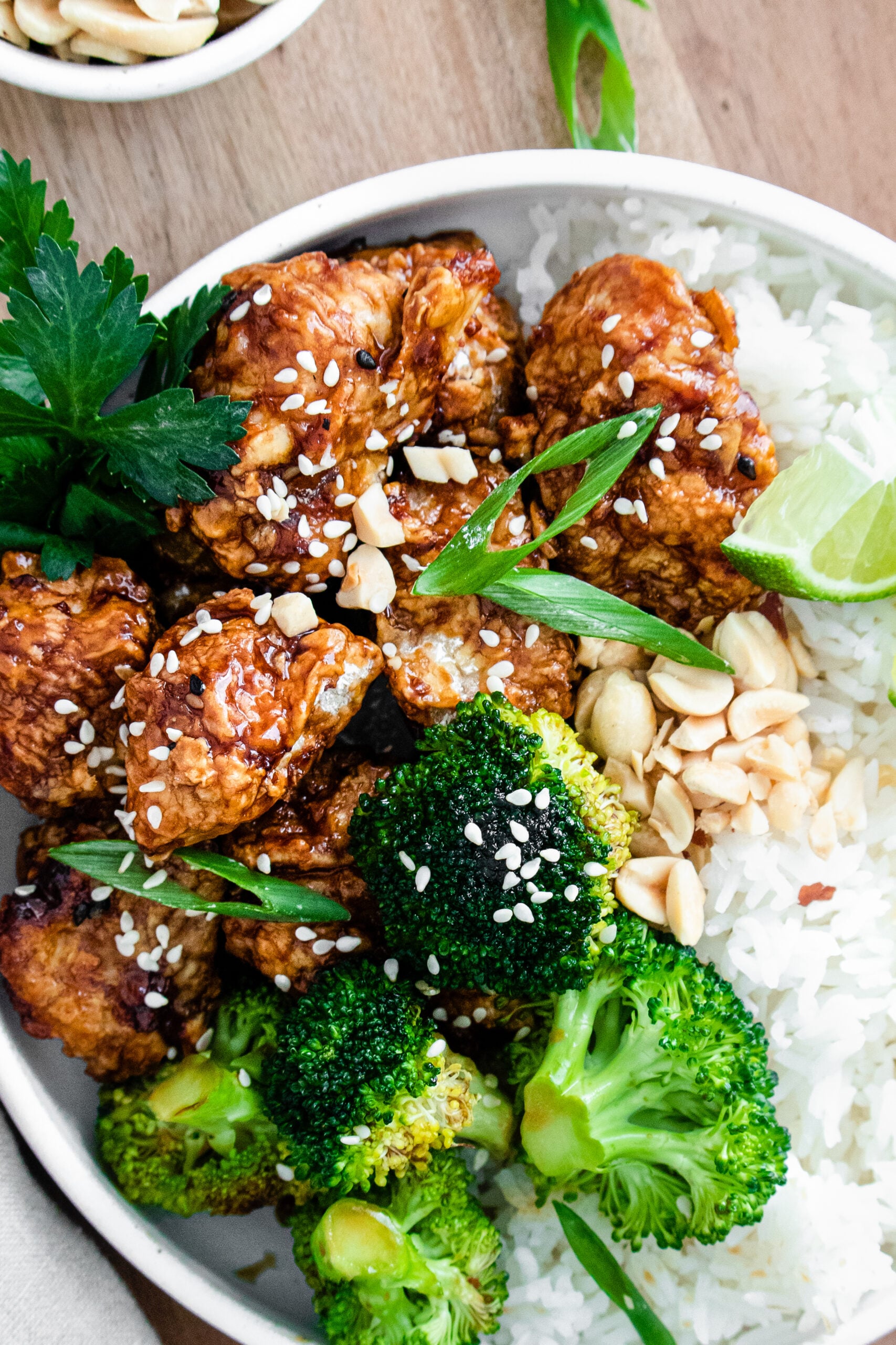 Air Fryer Sesame Chicken • Domestic Superhero
