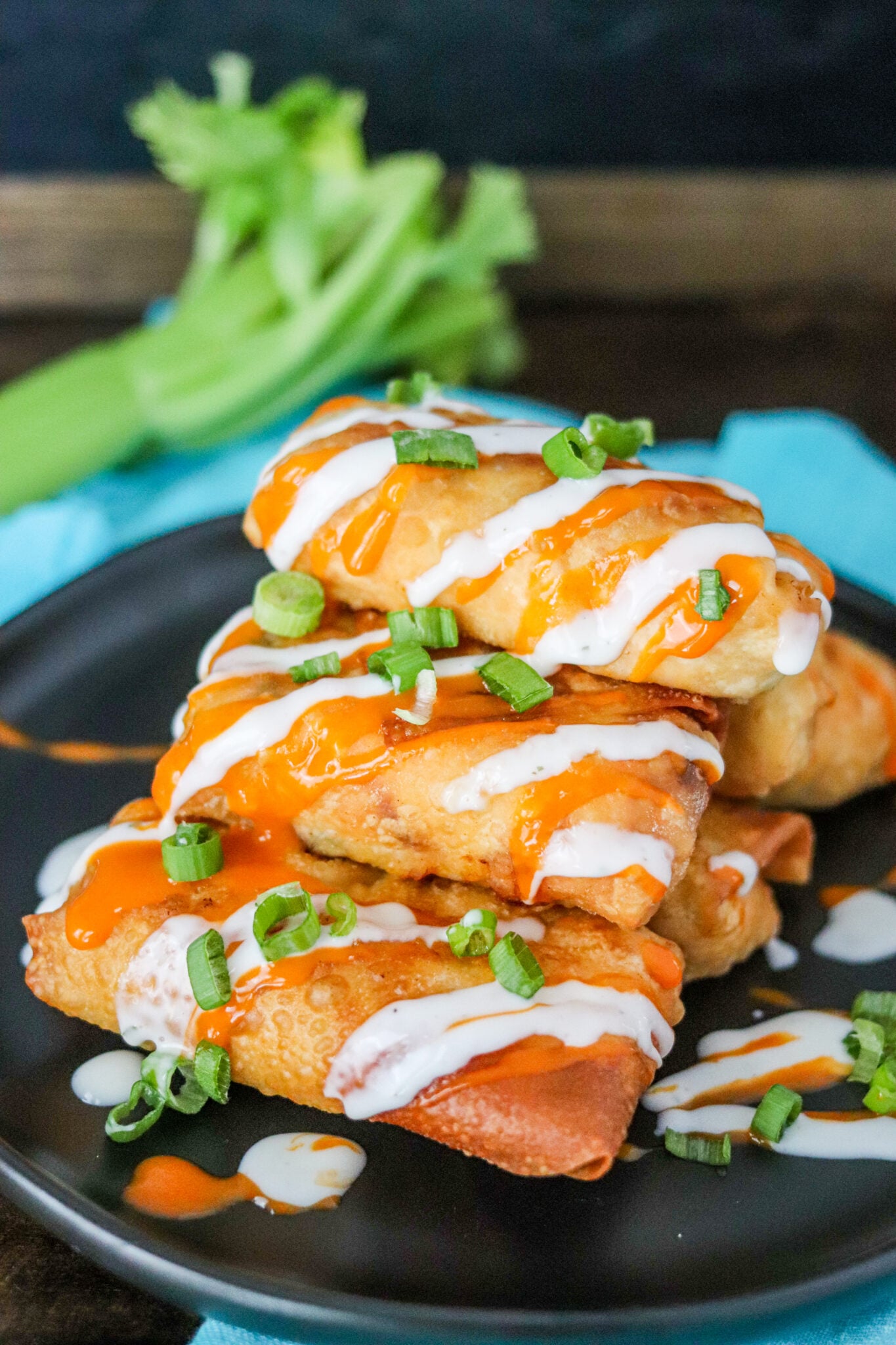 Buffalo Chicken Egg Rolls Domestic Superhero